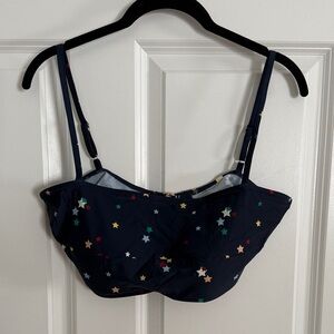Summersalt Bikini Top Star Print